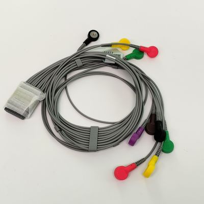 Original Dynamic Holter EKG Lead Wire 12 Lead Button Typ REF EL10NISH01 IPN 01.57.471450