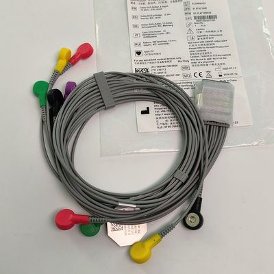 Original Dynamic Holter EKG Lead Wire 12 Lead Button Typ REF EL10NISH01 IPN 01.57.471450