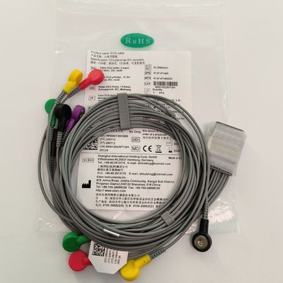 Original Dynamic Holter EKG Lead Wire 12 Lead Button Typ REF EL10NISH01 IPN 01.57.471450