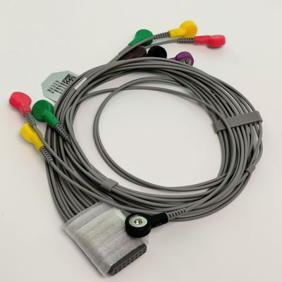 Original Dynamic Holter EKG Lead Wire 12 Lead Button Typ REF EL10NISH01 IPN 01.57.471450