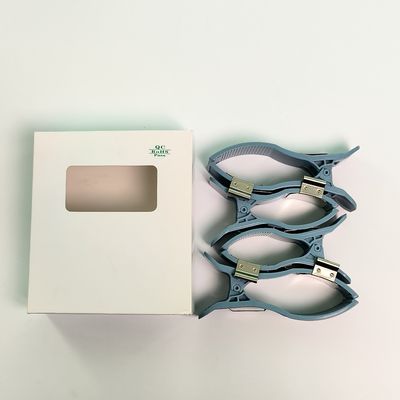 Limb Clip One Box/4 Blau Zwei-Arm-Elektroden Zwei-Fuß-Elektroden Öffnung 4,0 mm REF EKG-FJX42