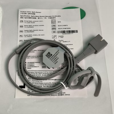 Split Neugeborene gebündelte Blutsauerstoffprobe 1 Meter DB9 Adapter REF SH3