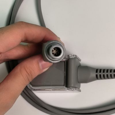 SHEC1 Blutsauerstoffprobe Verlängerungskabel 2M DB9 Adapter zum LEMO Stecker 6 Pin Doppelschlitze L2.0m