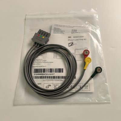 PHILIP Original CBL 3 Blei Draht Set Snap IEC Intensivstation989803160681