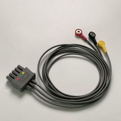 PHILIP Original CBL 3 Blei Draht Set Snap IEC Intensivstation989803160681