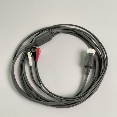 PHILIP Original Efficia Kombiniertes Kabel / 3-Leadset Snap AAMI Referenz: 989803160751