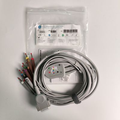 Elektrokardiogramm-Maschine Integriert 12 Blei Draht 15 Pin Banane Kopf 4.0 Brustführer 3.2M