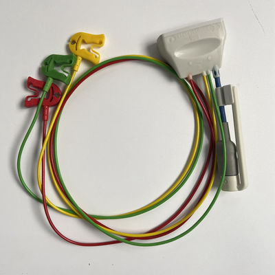 Drei-Leiter-Europäische Standardklemme mit Blutsauerstoffanschluss EKG 3-Lead Grabber REF:989803171911
