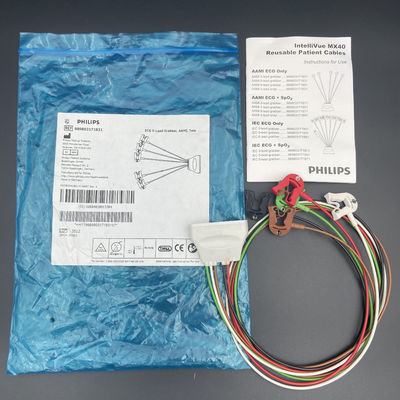EKG 5-Lead Grabber AAMI Tele REF: 989803171831 Für IntelliVue MX40 Patientenmonitor