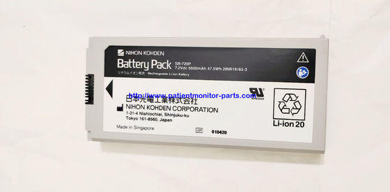 NIHON KOHDEN Patientenbildschirm Originalbatterie SB-720P 7,2 V 6600 Mah 47,5 Wh 21NR19/65-3