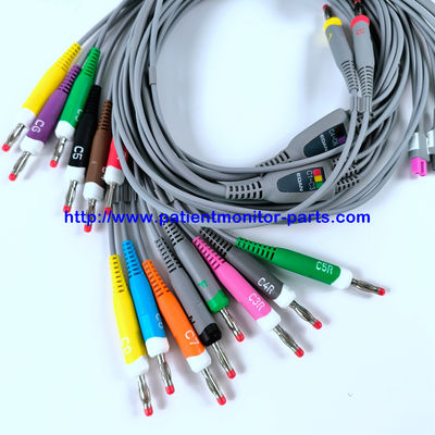 EDAN EKG-KABEL 18-Blei 4MM Banane IEC wiederverwendbar REF EL16DIB181 IPN 01.57.471394