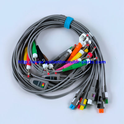 EDAN EKG-KABEL 18-Blei 4MM Banane IEC wiederverwendbar REF EL16DIB181 IPN 01.57.471394