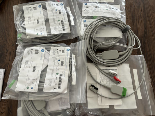 GE Leadwire und Stammkabel REF: 5831398 EKG 3 LEAD CABLE UNDETACHABLE GRABBER AHA 4.7M 15FT