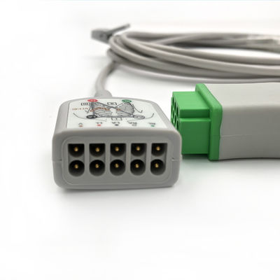 GE Ref:2017003-001 Mehrfachverbindungs-EKG-Pflege-Kabel,3/5 -Blei,AHA 3.6M /12FT