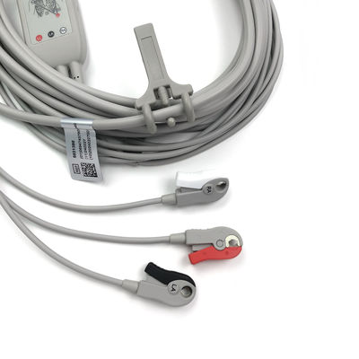 5831398 Leitung und Stammkabel EKG 3 Leitung Kabel nicht abnehmbar, Grabber, AHA,4.7M/15 FT