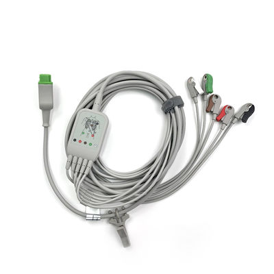 5831400 Leitdraht und Trunkkabel EKG 5 Leitkabel nicht abnehmbar, Grabber, AHA,4.7M/15 FT