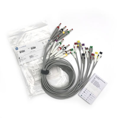 2104724-002 EKG Leitungen und Stammkabel 10 Leitungen
