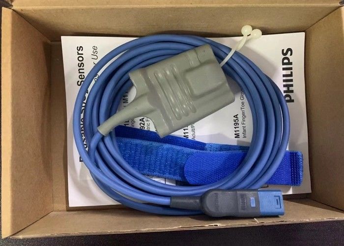 PHILIP M1191BL Erwachsener Spo2 Sensor Wiederverwendbar 3m D Kopf 8 Pins Ref 989803144381