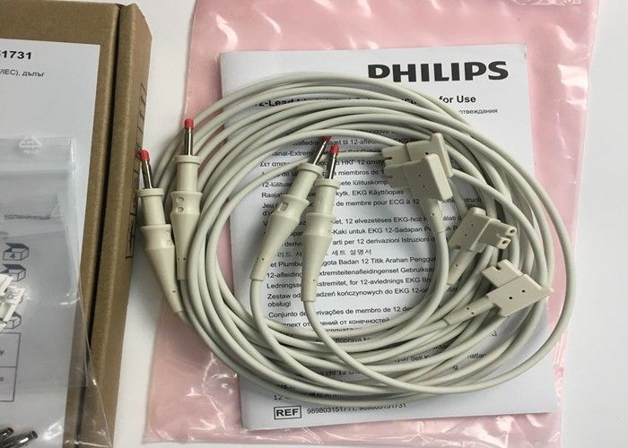 PHLIP EKG Ersatzteile, AMMI IEC 12 Blei EKG Gliedmaßen Leads 1.4M 989803151731