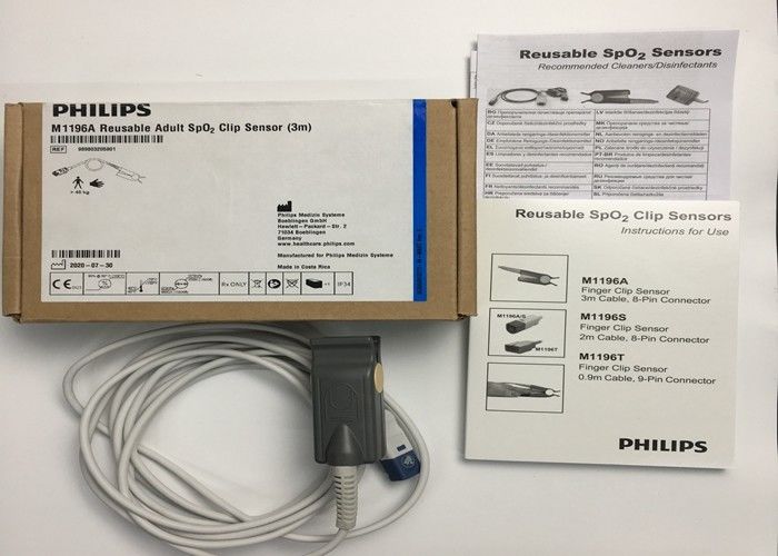 Phlip M1196A EKG Ersatzteile, Finger Clip Sensor 3M mit 8 PIN-Anschluss