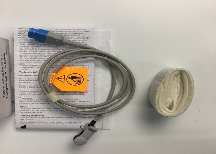 Ohmeda GE medizinische Ausrüstung Ersatzteile, wiederverwendbares TruSignal Spo2 Ohrsensor 9 Pins