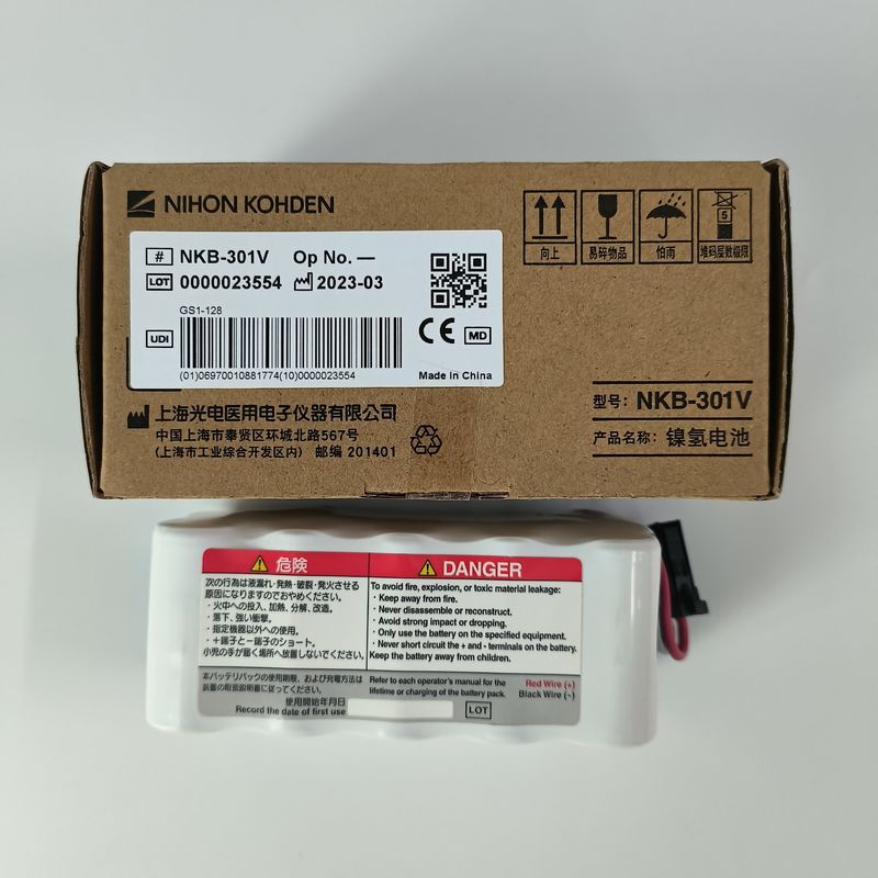 NIHON KOHDEN Batteriepaket NKB-301V Nennspannung 12V 2800mAh Ni-MH