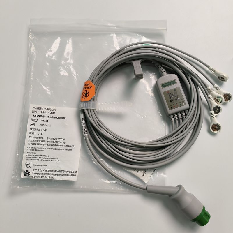 Integrierte Fünf-Führer American Standard Medical Device Consumables AHA 15-027-0001 Code M0202432 äußerlich ragend