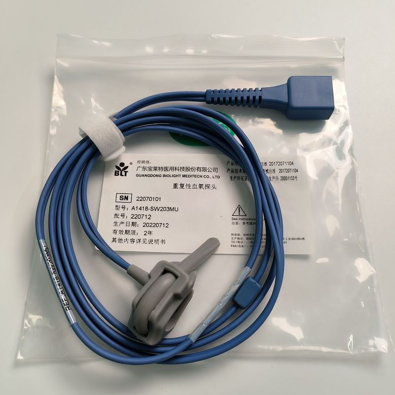 Split Neugeborene Bundle Blutsauerstoffprobe mit 9 Nadeln PN 15-100-0015 REF A1418-SW203MU
