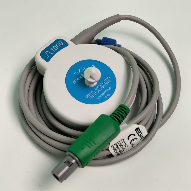 Fetale Überwachung und Kontraktion der Gebärmutter TOCO Probe 6 Pin Single Slot Blau Modell MS3-31527