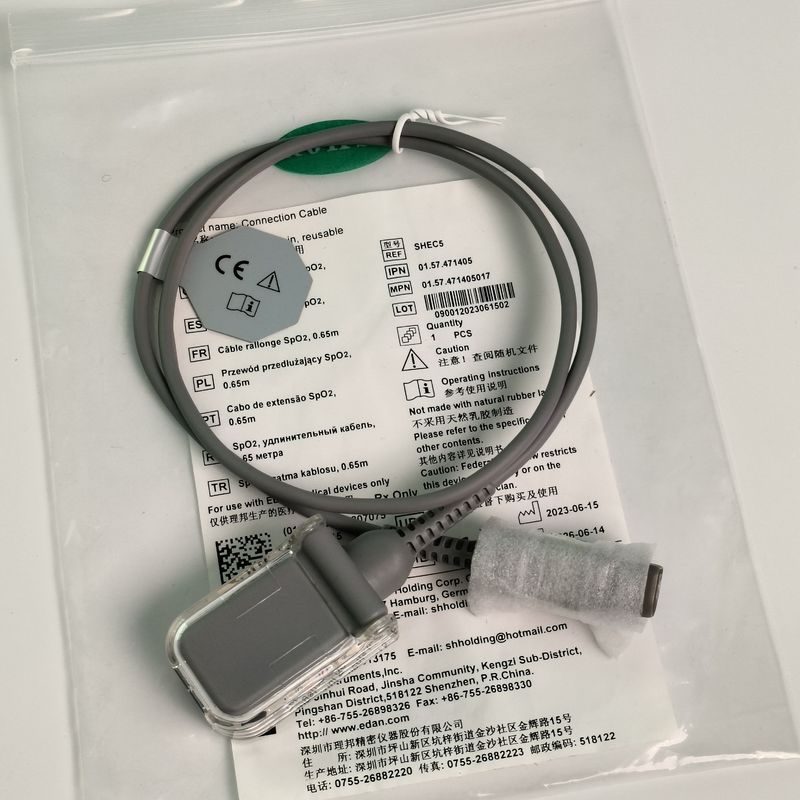 Original IT20 Telemetrie Blutsauerstoffübertragungsverlängerungskabel Adapterkabel D Kopf 7 Pins 0,65 Meter REF SHEC5