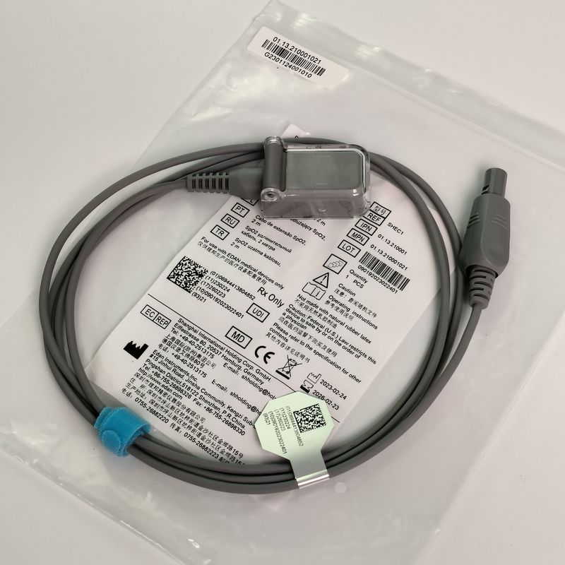 SHEC1 Blutsauerstoffprobe Verlängerungskabel 2M DB9 Adapter zum LEMO Stecker 6 Pin Doppelschlitze L2.0m