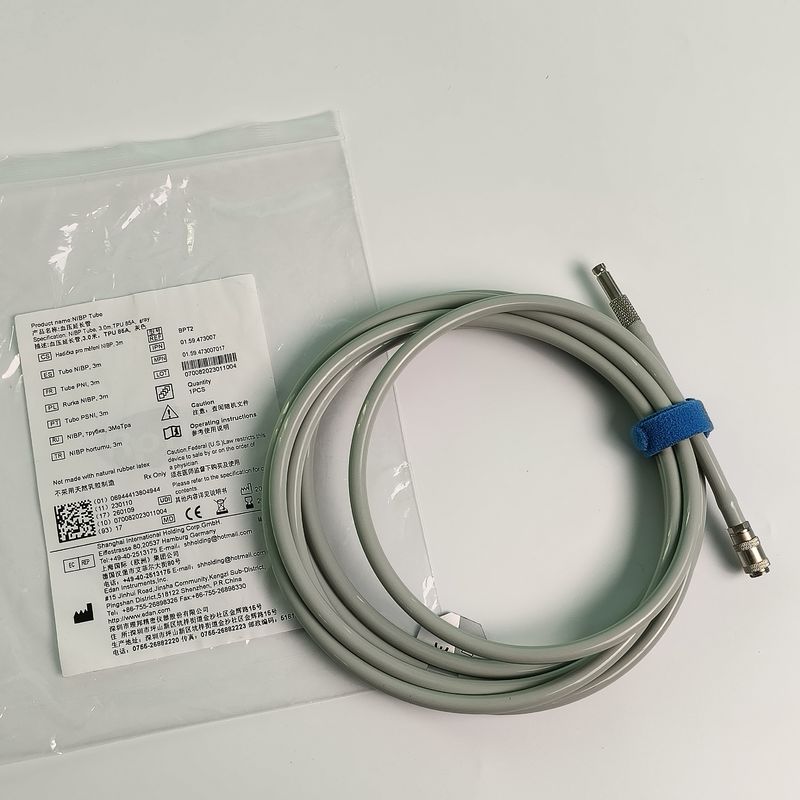Original Lange Gerade Kopf Blutdruckverlängerungsröhre 3 Meter TPU 85A Grau REF BPT2 IPN 01.59.473007