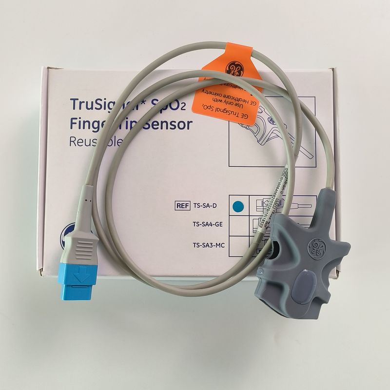 GE Original Datex-Ohmeda TruSignal SpO2 FingerTip Sensor wiederverwendbar REF: TS-SA-D