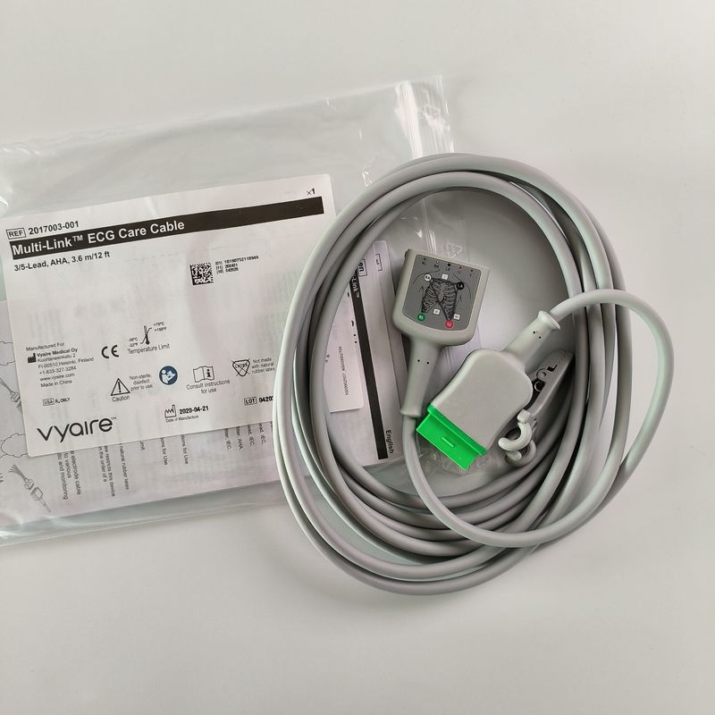 Vyaire GE Original Multi-Link EKG Care Kabel 3/5-Lead AHA 3.6m / 12 Fuß