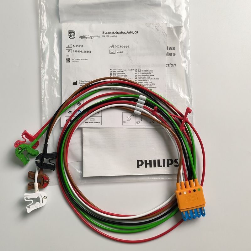 PHILIP Original CBL 5 Leadset, Grabber, AAMI, OR. Referenz M1973A oder 989803125861