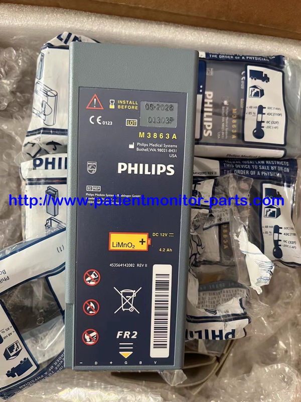 Originalbatterien für medizinische Geräte für M3863A DC 12V 4.2Ah für PHILIP FR2 AED